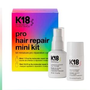 NWT K18 Biomimetic Hairscience Pro Repair Mini Kit